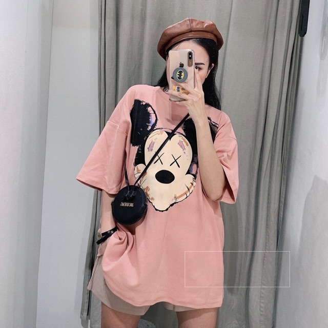 Áo mickey hồng