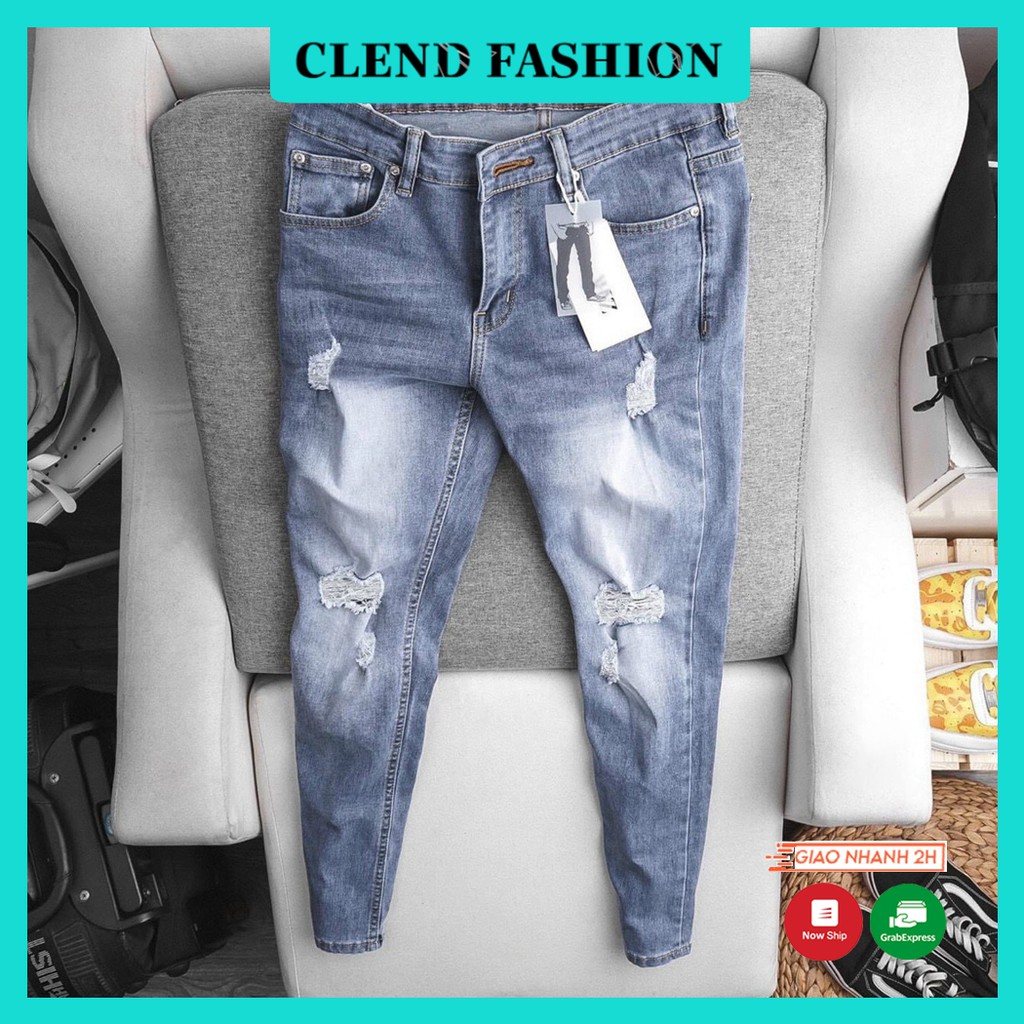 Quần Jean  , Quần Jean Nam Clend Fashion Chất Liệu Bò , Demin Co giãn Thoáng Mát Thời Trang Cao Cấp M2