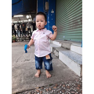 áo sơ mi OLD NAVY màu hồng cho bé