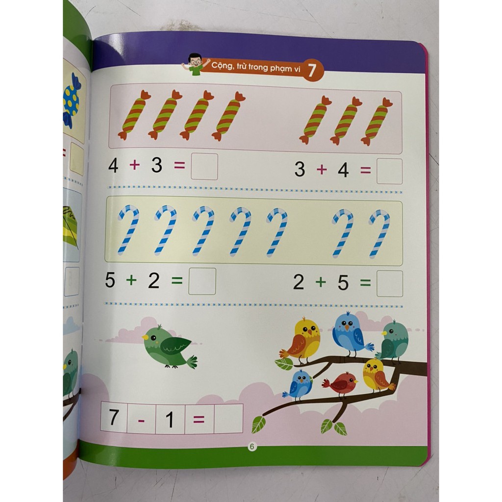 Sách - Làm Toán Không Sợ Sai - Wipe Clean Viết Xóa Được Kèm 2 Bút