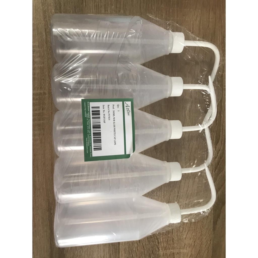 Bình tia nhựa miệng hẹp LDPE 500ml AZLON