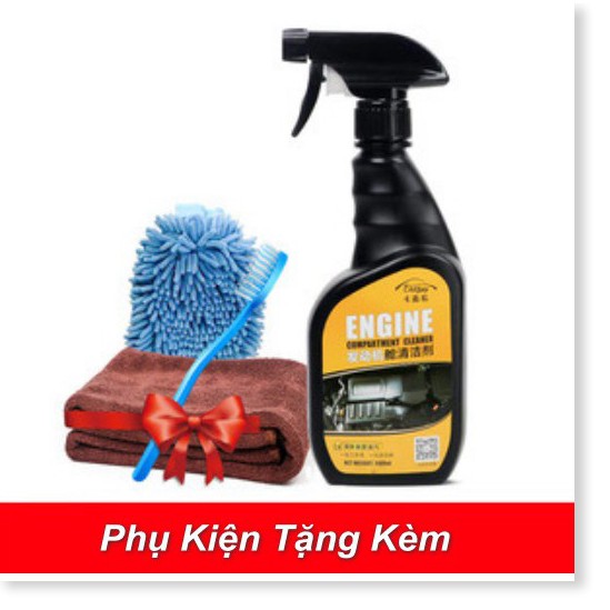 🆕 Bộ vệ sinh khoang máy ô tô ENGINE COMPARTMENT CLEANER 500ML