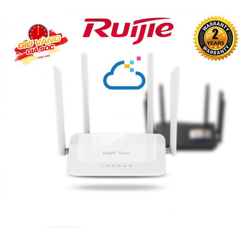 Bộ phát WiFi 6 Anten ( Râu ) Mesh Ruijie Reyee RG - EW1200 &amp; EW1200G PRO Gia đình văn phòng AC1200 2 băng tần 36TH