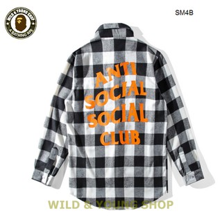 [Sẵn] Áo Sơ Mi Flanne ASSC ( Anti Social Social Club ) (SM4)