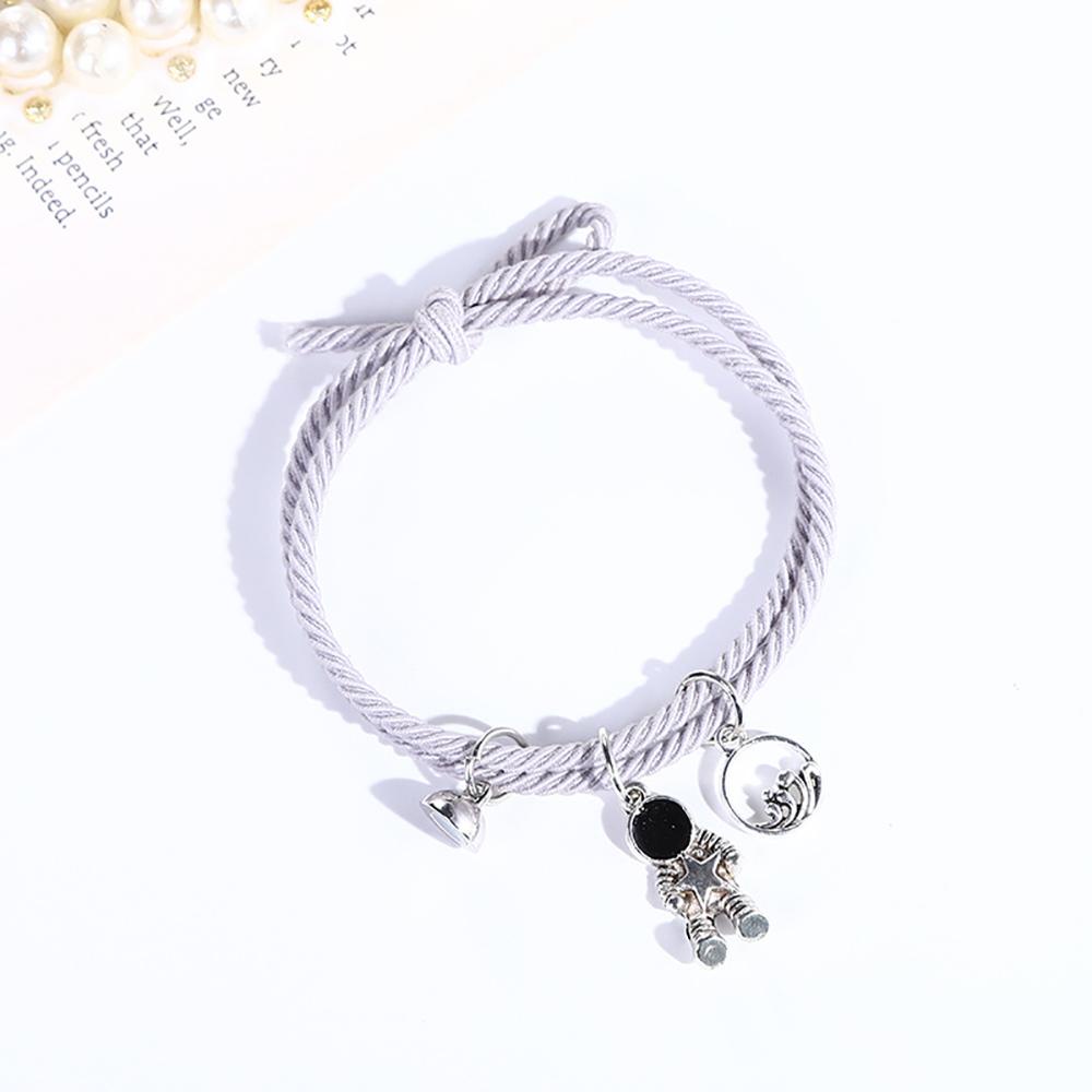 Vòng Đeo Tay Bằng Hợp Kim Họa Tiết Phi Hành Gia Và Núi Biển Có Thể Điều Chỉnh