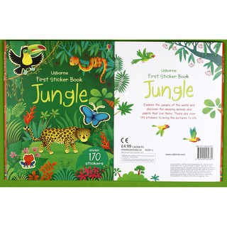 Dính dán - Usborne sticker book - Jungle