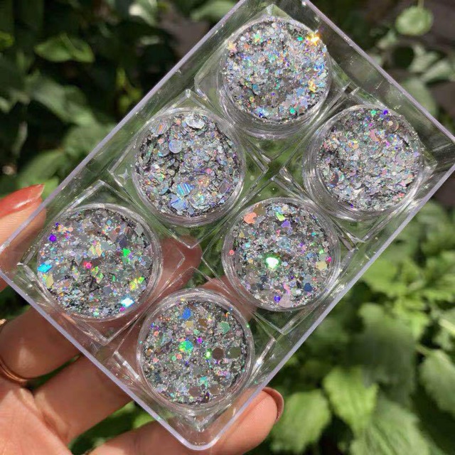 Sẵn gell sét 6 hũ nhũ kira kira kim tuyến | BigBuy360 - bigbuy360.vn