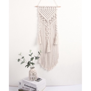 Mành treo tường trang trí Macrame handmade. ( tặng kèm đinh treo)