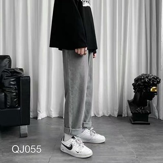 QJ055 - QUẦN JEAN BAGGY NAM WASH XÁM KHÓI