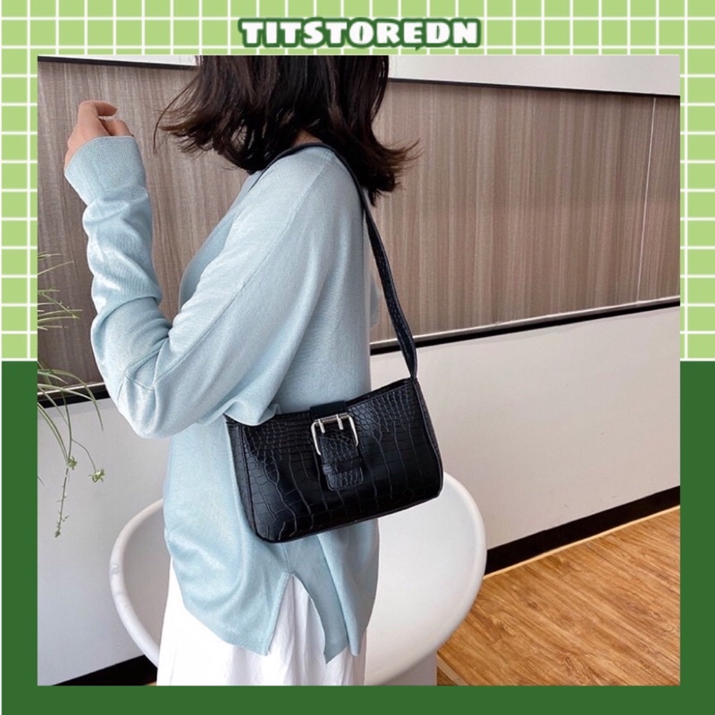 Túi da đeo vai ulzzang (có sẵn)