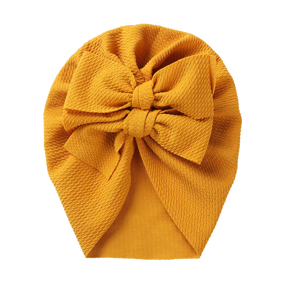 1 Mũ Turban Thắt Nơ Đôi 36 Màu Dành Cho Bé Trai Bé Gái