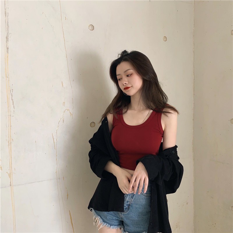 Áo Croptop ba lỗ body 9 màu siêu đẹp LIKANO CRT19 | BigBuy360 - bigbuy360.vn