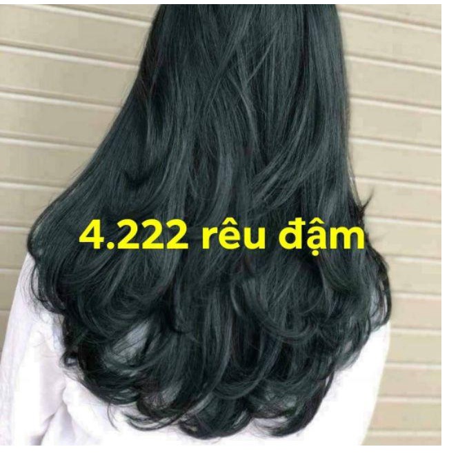 Thuốc Nhuộm Tóc Cao Cấp Karseell Italy Màu Rêu 4/222 Dark Green Hair Dye Cream