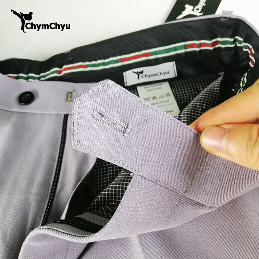 Quần Âu Nam ChymChyu - Vải Poly Cotton Cao Cấp Thời Trang (Màu Đen, Trắng, Nâu, Ghi, Bạc, Xanh)