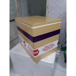 Thùng Xốp CÓ DÁN KEO Bảo Quản Thực Phẩm