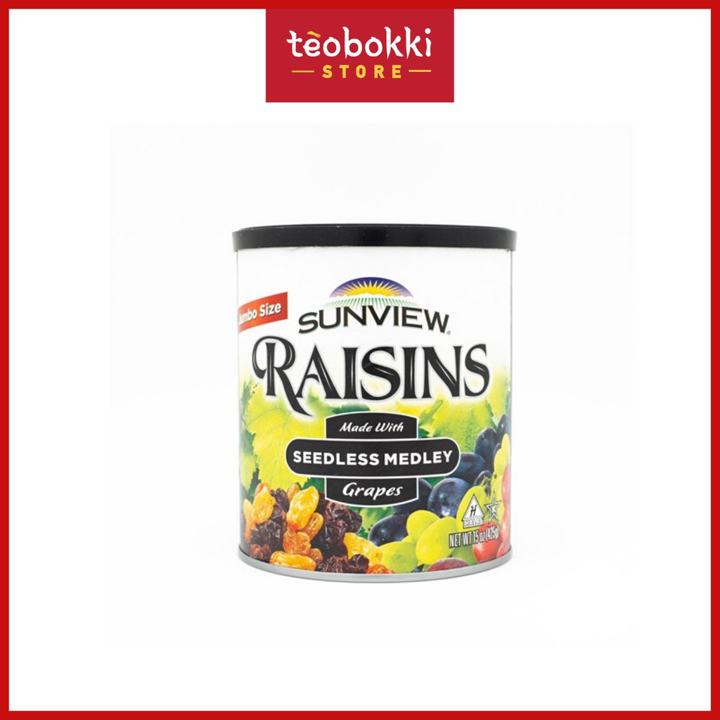 Nho khô không hạt Raisins 425g