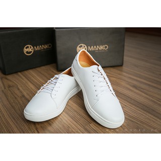 Giày Da Nam Thể Thao MK-S02 Trắng