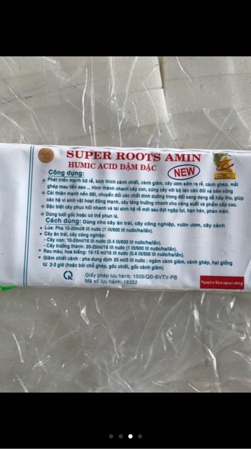 Bimix Super Roots là chất siêu ra rễ cực mạnh, vỉ (20 ml x 10 ống).