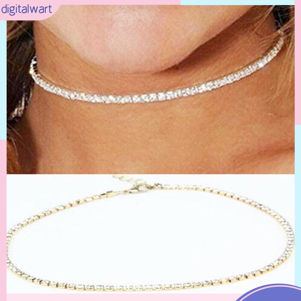 Vòng Cổ Đính Đá Thời Trang Nữ Tính