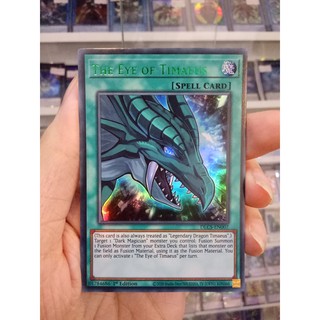 Thẻ Bài Lẻ YugiOh! Mã DLCS-EN007 - The Eye of Timaeus - Ultra Rare (Green) - 1st Edition