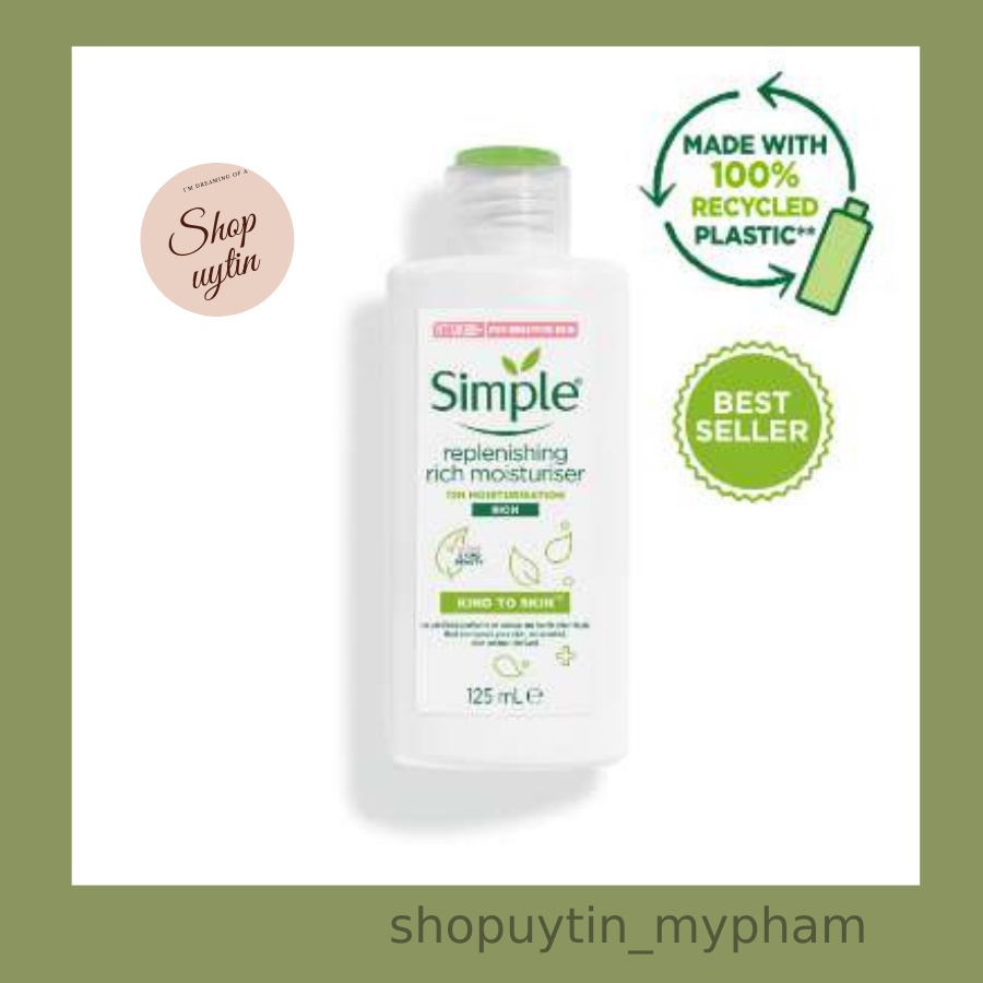 Nước tẩy trang Simple Kind to Skin Micellar Cleansing Water