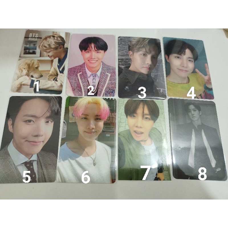 Card Jhope Hoseok BTS