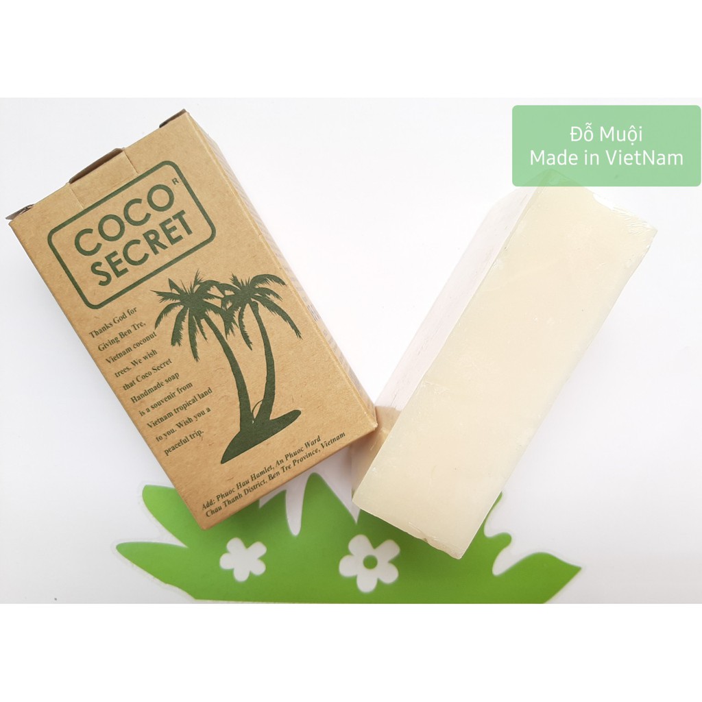 Xà bông dầu dừa sữa tươi dưỡng da Coco Secret 100g