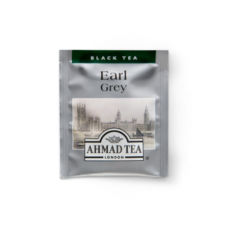 Trà Túi Lọc Earl Grey - Trà Bá Tước - Trà Đen Ahmad Hộp Giấy Túi Lọc Bao Thiếc 40g (20 túi x 2g)