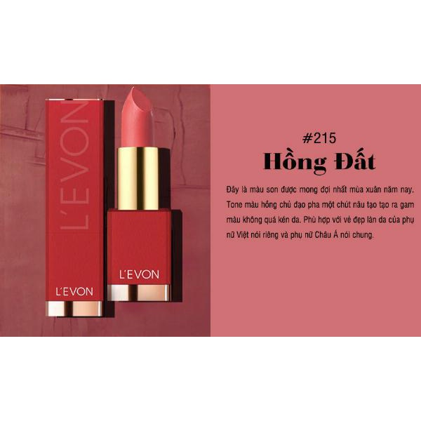 Son thỏi giữ màu Levon beauty hàng việt nam đủ giấy