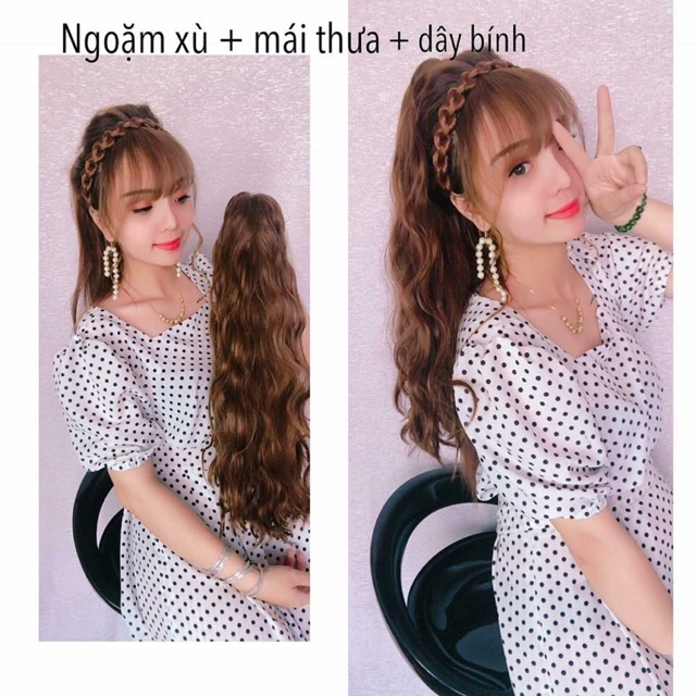Tóc giả combo siu đẹp