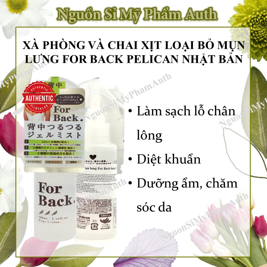 XỊT  mụn lưng For back loại bỏ mụn lưng nhanh chóng