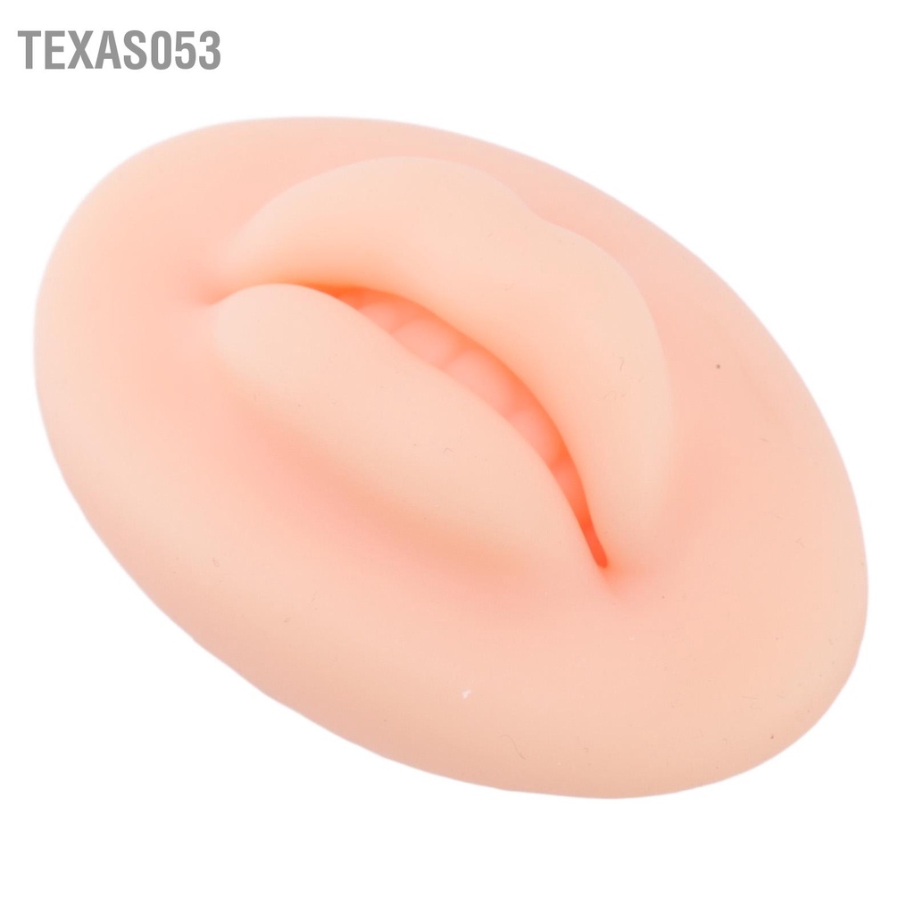 Texas053 3 cái xăm Thực hành Môi Silicone Microblading Da 3D giả Hình Mỹ phẩm Trang điểm Đào tạo