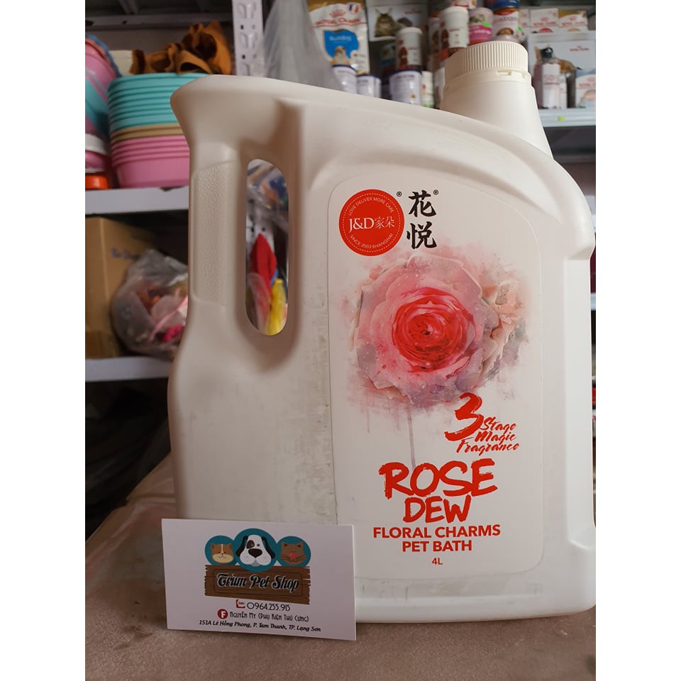 Sữa tắm nước hoa J&D 4L
