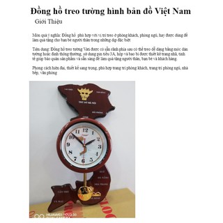 ĐỒNG HỒ BẢN ĐỒ VIỆT NAM
