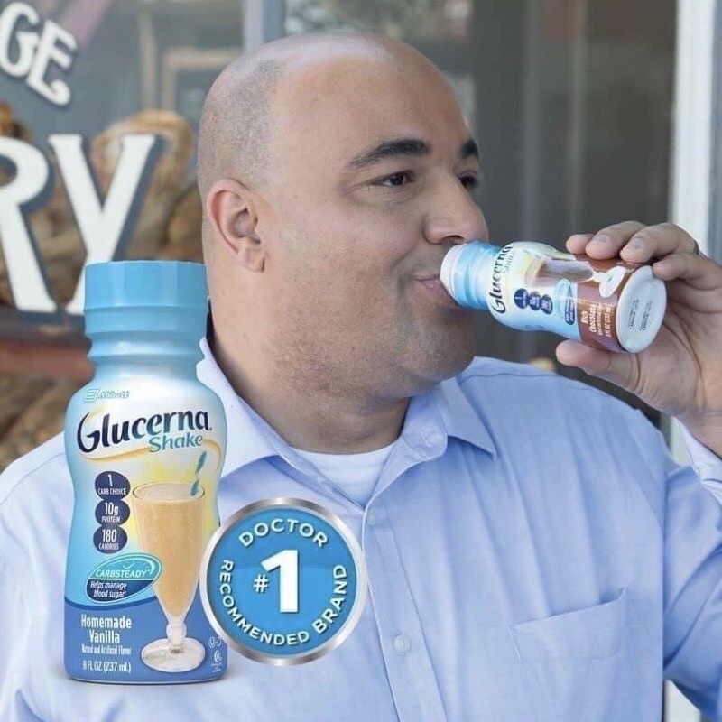 Sữa glucerna nước - thùng sữa glucerna mỹ 24 chai