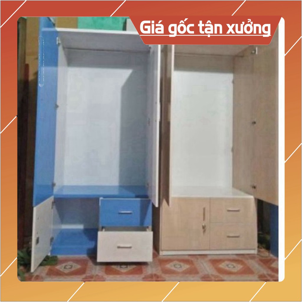 [Chỉ ship HN] Tủ quần áo nhựa đài Loan kích thước cấp 2 cánh  của người lớn kt 185*85 freeship HN