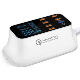 Bộ Sạc Nhanh Đa Năng 8 Cổng Usb