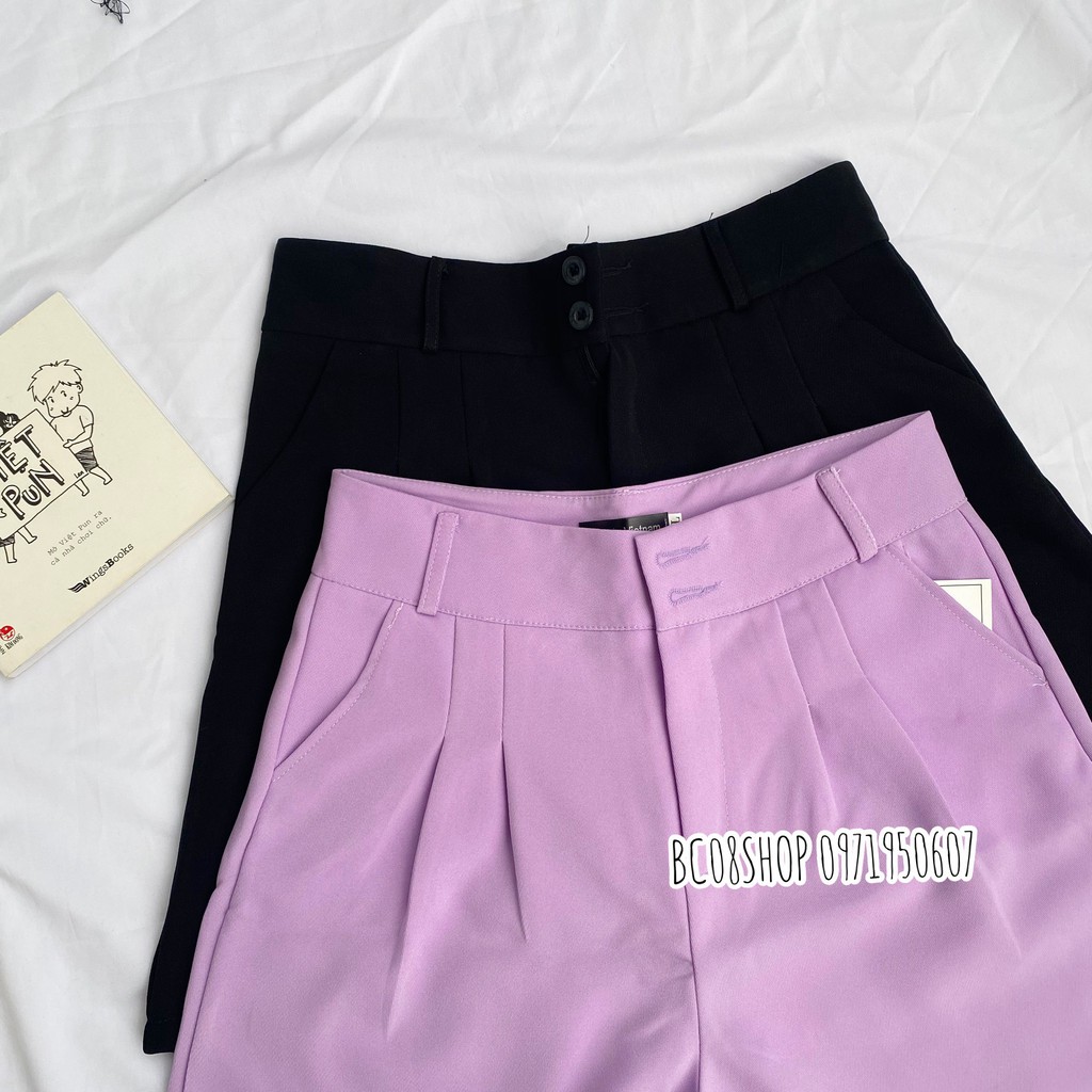 Quần Short ngố lưng cao basic màu đen có size  BC073 | BigBuy360 - bigbuy360.vn
