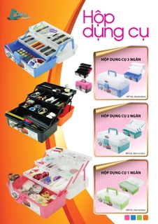 Cốp nhựa nails 3 tầng
