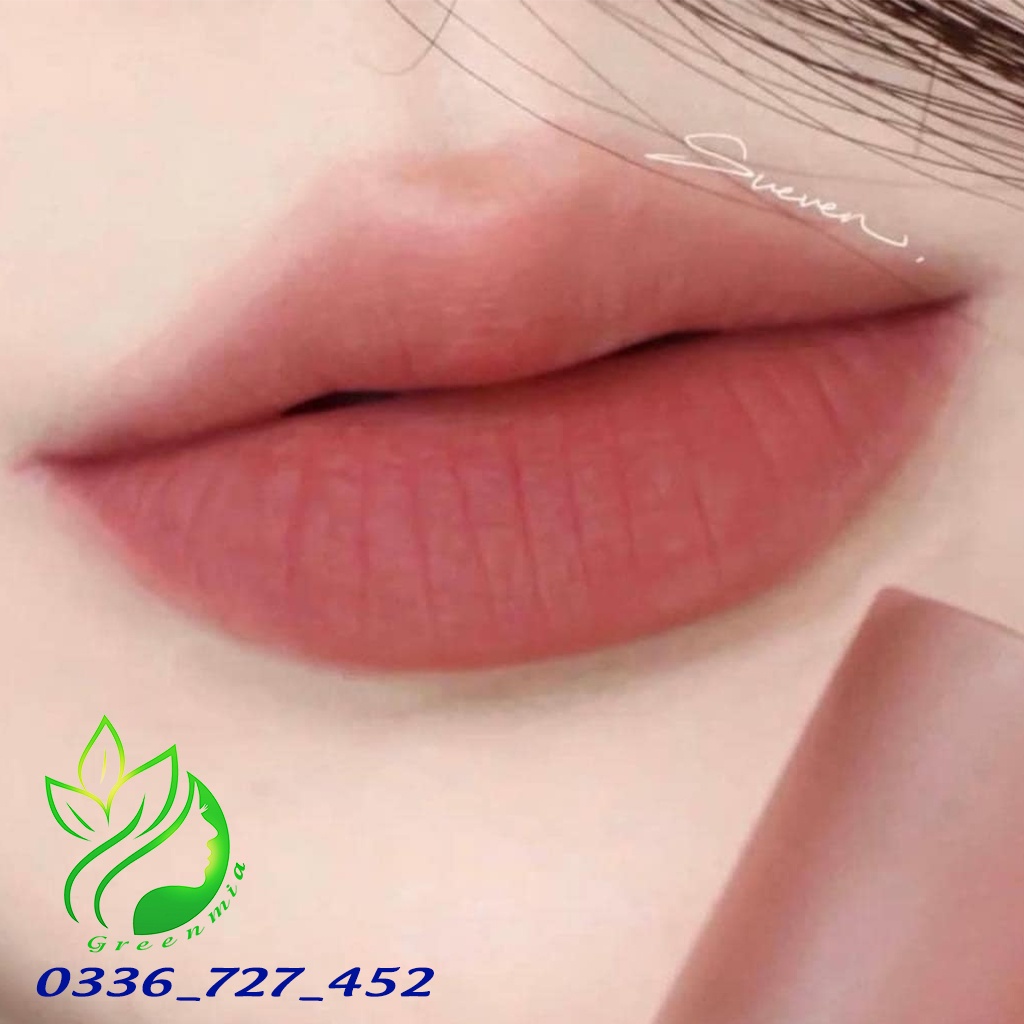 Son 3CE Blur Water Tint Laydown Son Kem Tint Lì Màu Hồng Đào Nude Pha Hồng Nâu