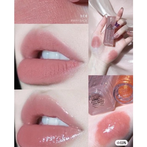 Son Thỏi Lì 3CE  Soft Matte Lipstick Vỏ Trong Suốt chống dính cốc mềm mịn lâu trôi S002 MAIDO cosmetics