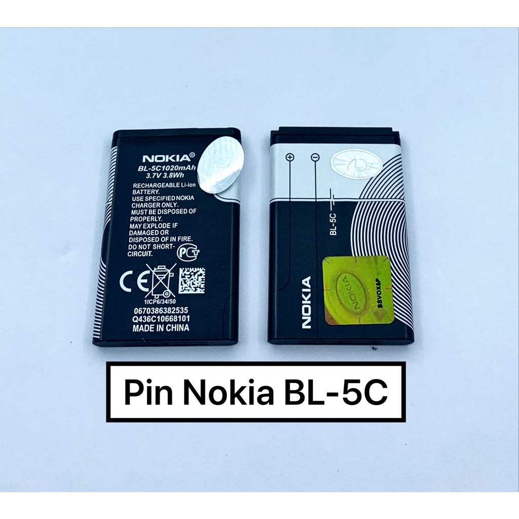 Pin Nokia BL-5C, 110i, 105, 106, 1280