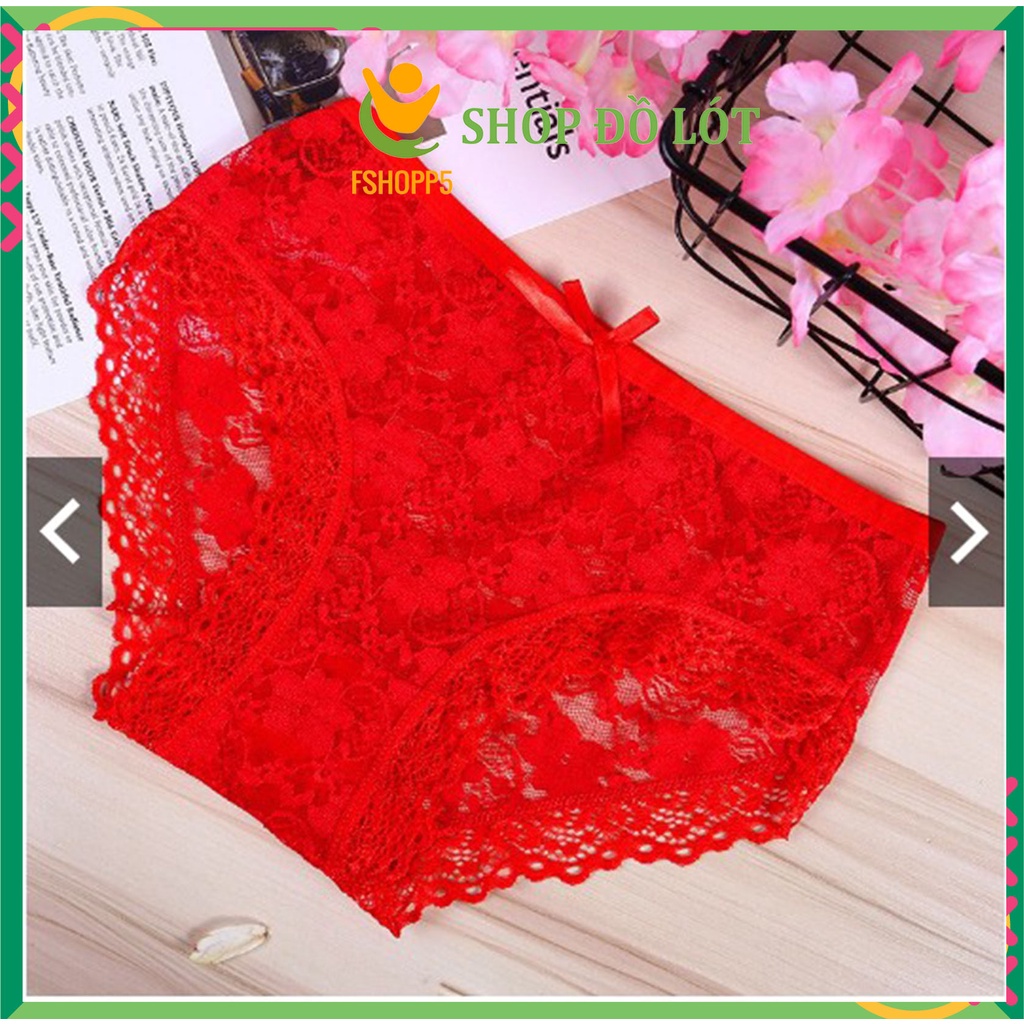 HỘP 5 Quần lót ren nữ Sexy kháng khuẩn mỏng xuất Nhật LOTNU16