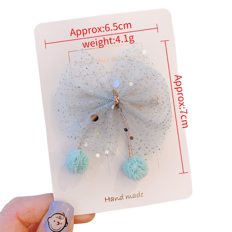 1 Kẹp tóc công chúa KIDSBOWS hình nơ kiểu dáng dễ thương cho bé gái