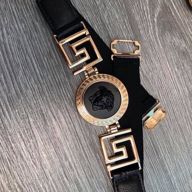 Belt Versace đen( Bảng 3cm)