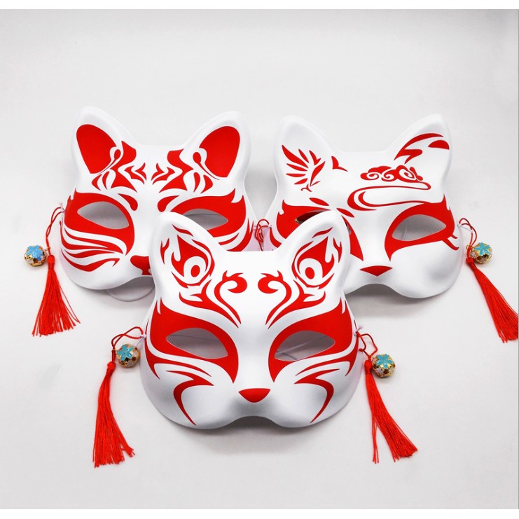 Mặt nạ hồ ly cổ trang nhiều mẫu