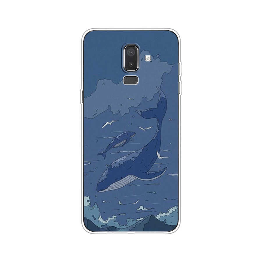 Ốp Điện Thoại TPU Dẻo In Họa Tiết Độc Đáo Thời Trang Cho Samsung Galaxy j7 pro j5 2017 J8 2018 A01