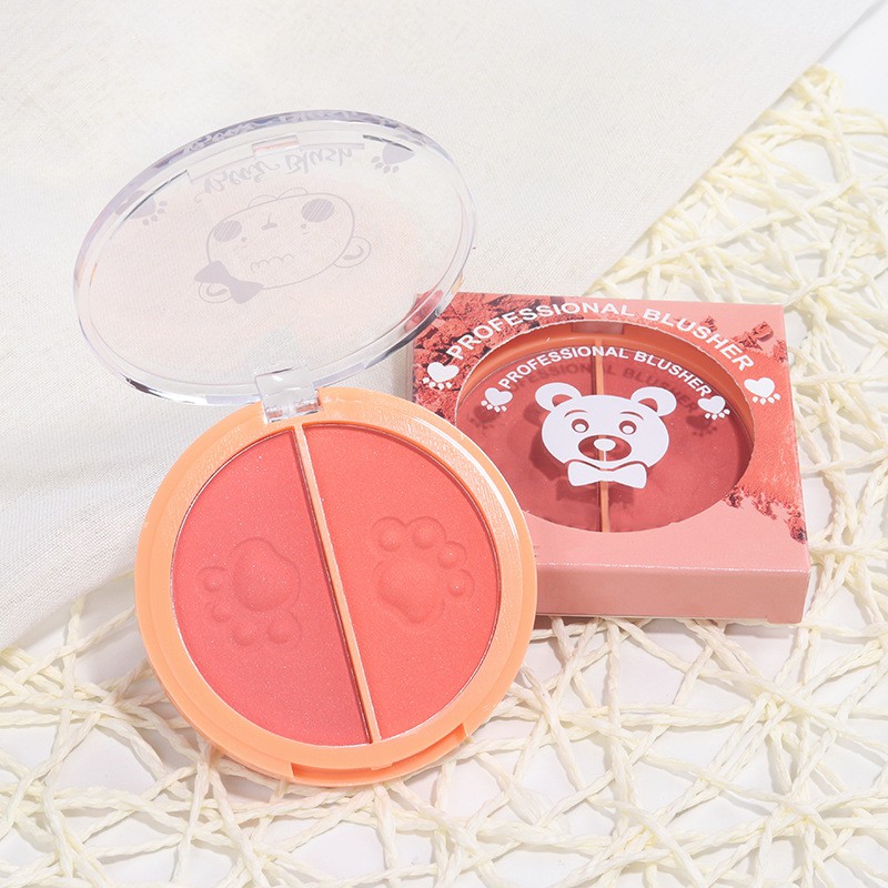 Phấn Má Hồng 2 Ngăn Anylady Bear Blush 706B Siêu Xinh