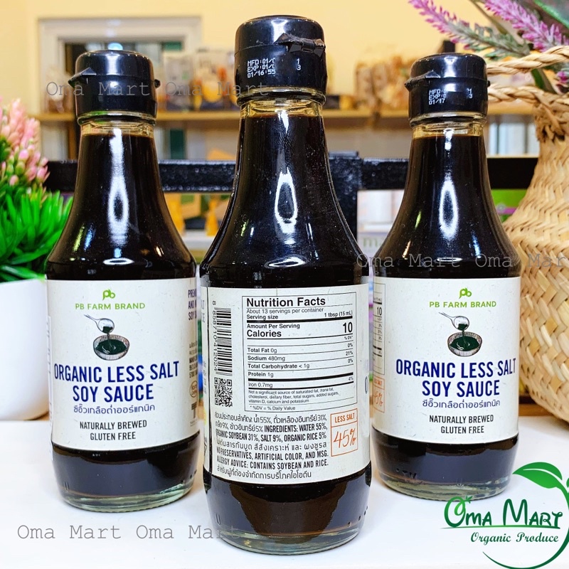 Nước tương ít muối hữu cơ PBFarm 200ml