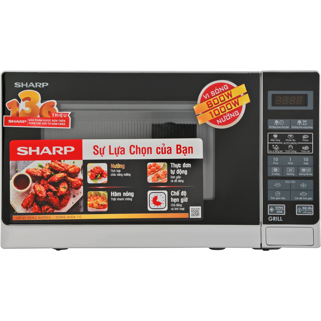 [ĐANG GIẢM GIÁ] - LÒ VI SÓNG SHARP R-G272VN-S 20L